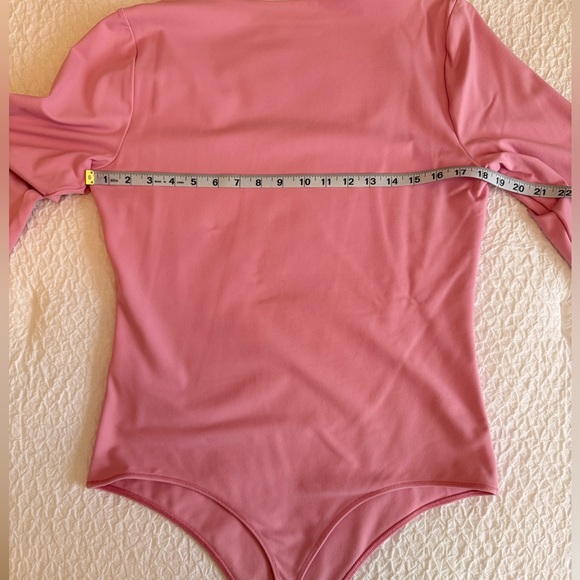 Abercrombie & Fitch Soft A&F Long Sleeve Bodysuit – Pink, Size XL - Picture 9 of 11